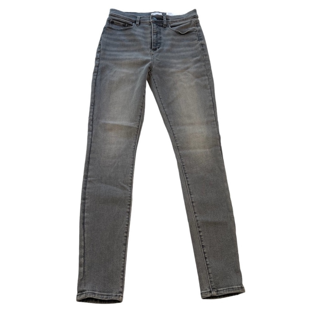 LOFT Jeans High Rise Regular Fit Gray Jegging Jeans NWT Women’s Size 28 6